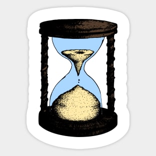 Hourglass Vector Art Sticker